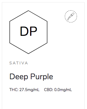 Deep Purple is an Example of a THC-heavy cannabis strain